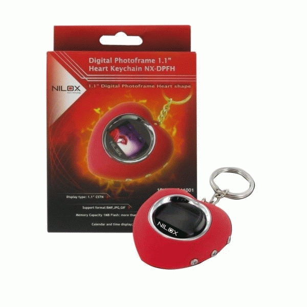 Nilox NX-DPFH digital photo frame Red – image 2