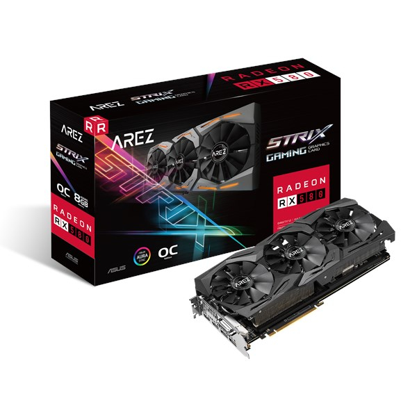 ASUS AREZ-STRIX-RX580-O8G-GAMING AMD Radeon RX 580 – image 1