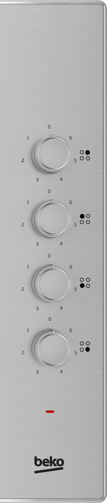 Beko HIBE64101X 60cm Sealed Plate Hob with Side Knob Controls – image 5