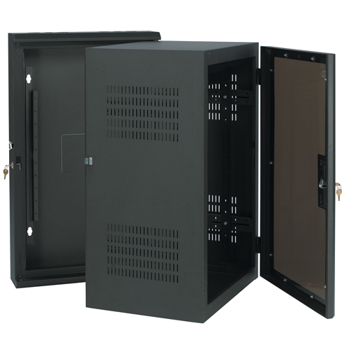 Chief SWR-10-12 rack cabinet Wall mounted rack Black