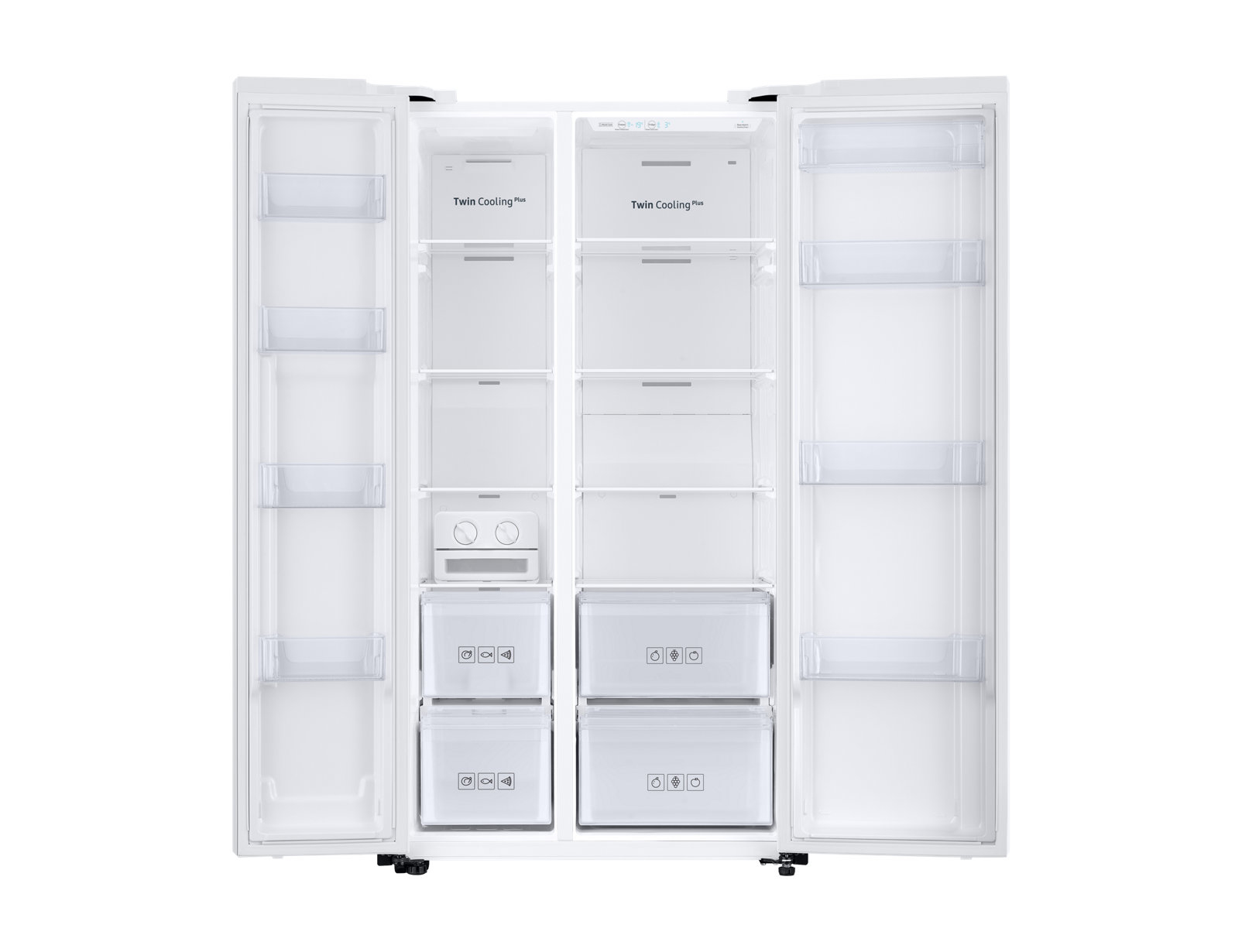 Samsung RS66N8101WW/WS side-by-side refrigerator Freestanding – image 4