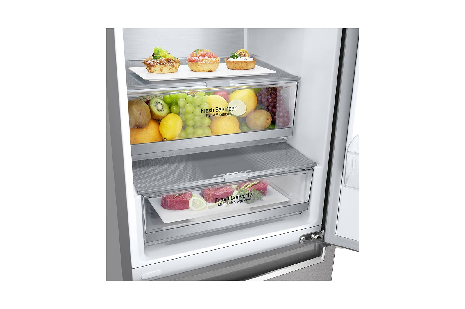 LG GBB92MBACP fridge-freezer Freestanding – image 7