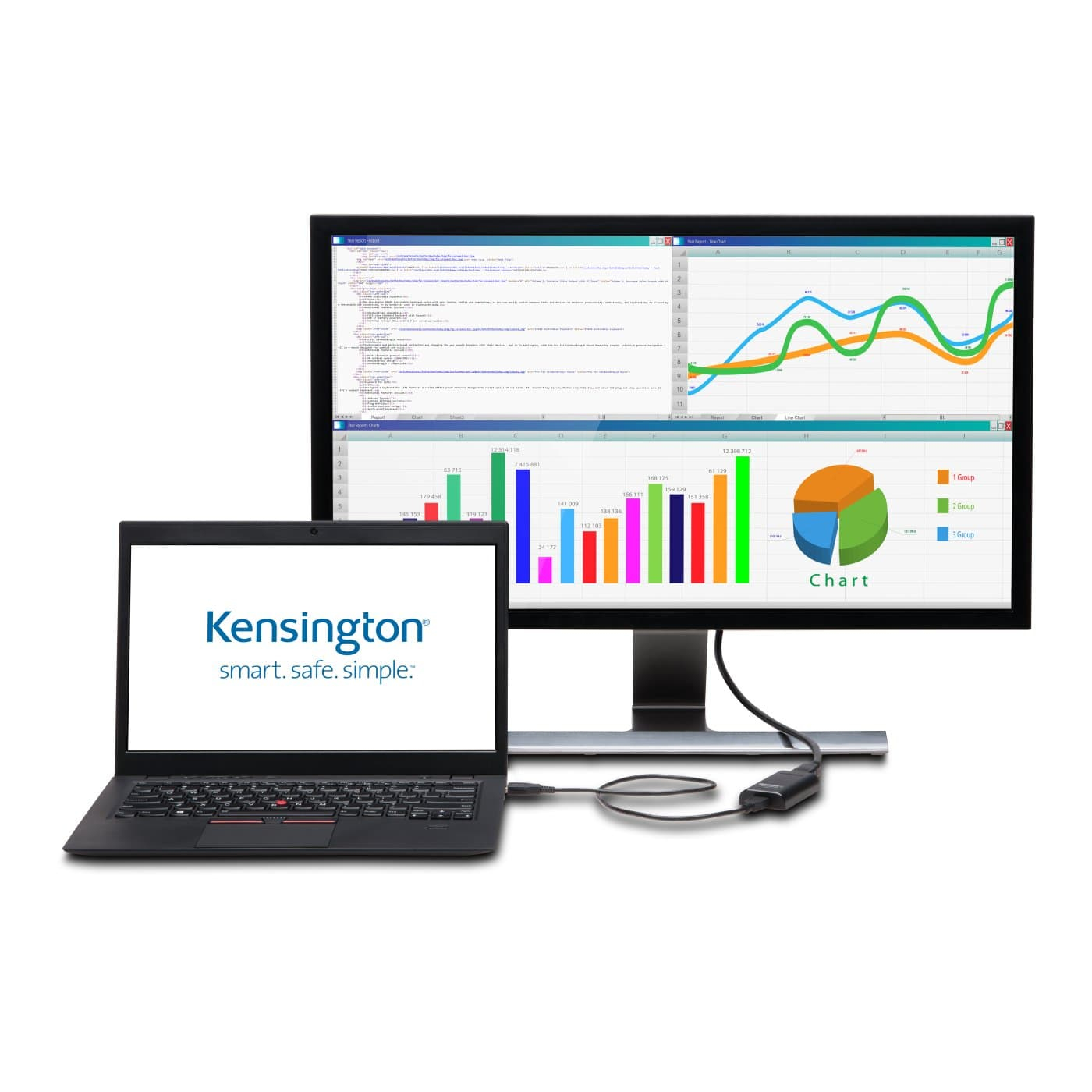 Kensington VU4000D USB 3.0 to Display Port 4K Video Adapter – image 2