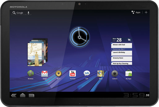 Motorola XOOM 3G 32 GB 25.6 cm (10.1") 1 GB Wi-Fi 4 (802.11n) Android Black
