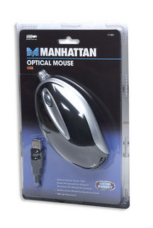 Manhattan 171861 mouse Office USB Type-A Optical 800 DPI – image 2
