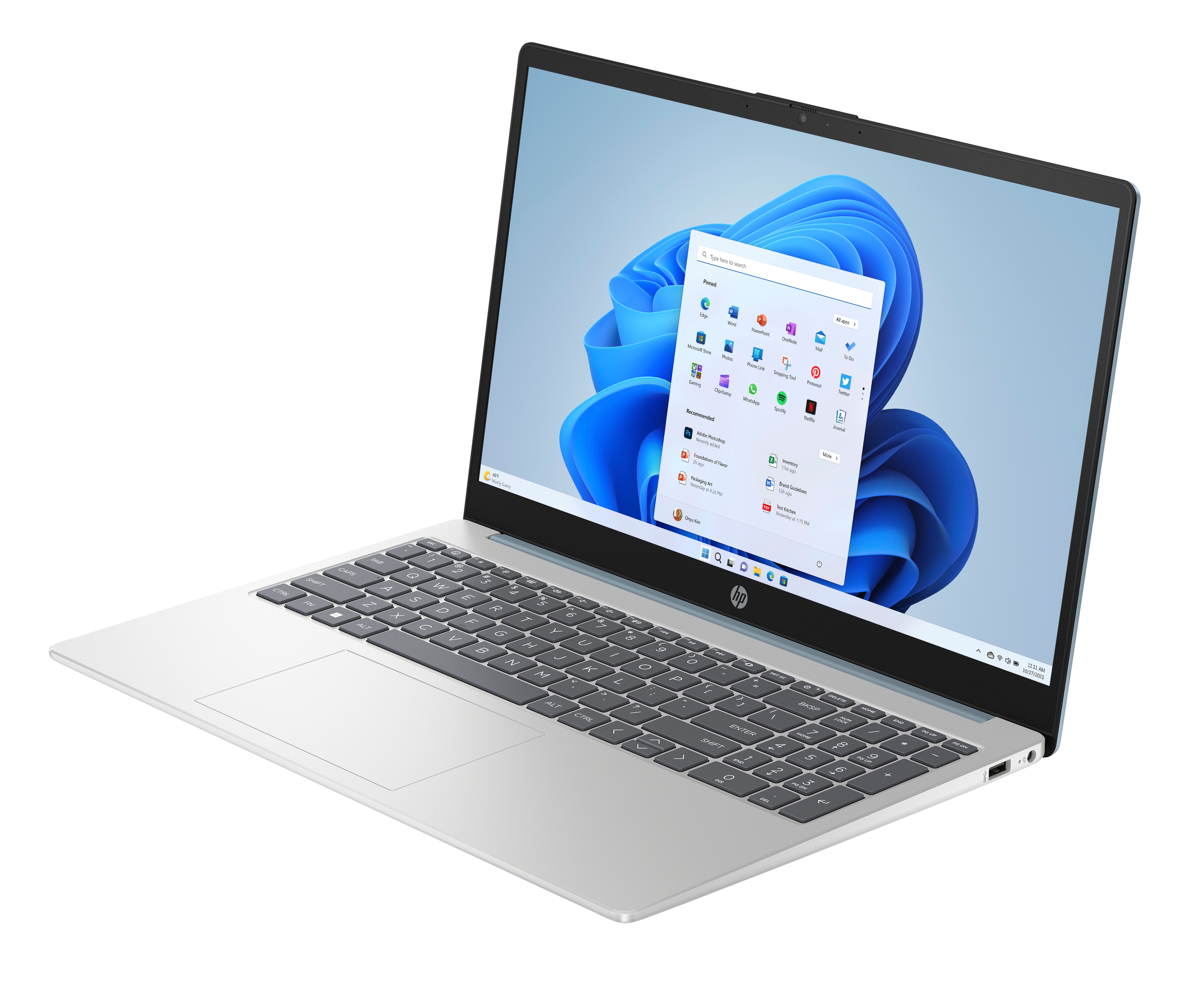 Portátil - HP 15-fd1020ns, 15,6" Full HD, Intel® Core™ Ultra 7 155H, 32 GB RAM, 1 TB SSD, Arc Graphics, Windows 11 Home, Azul lunar - imagen 7