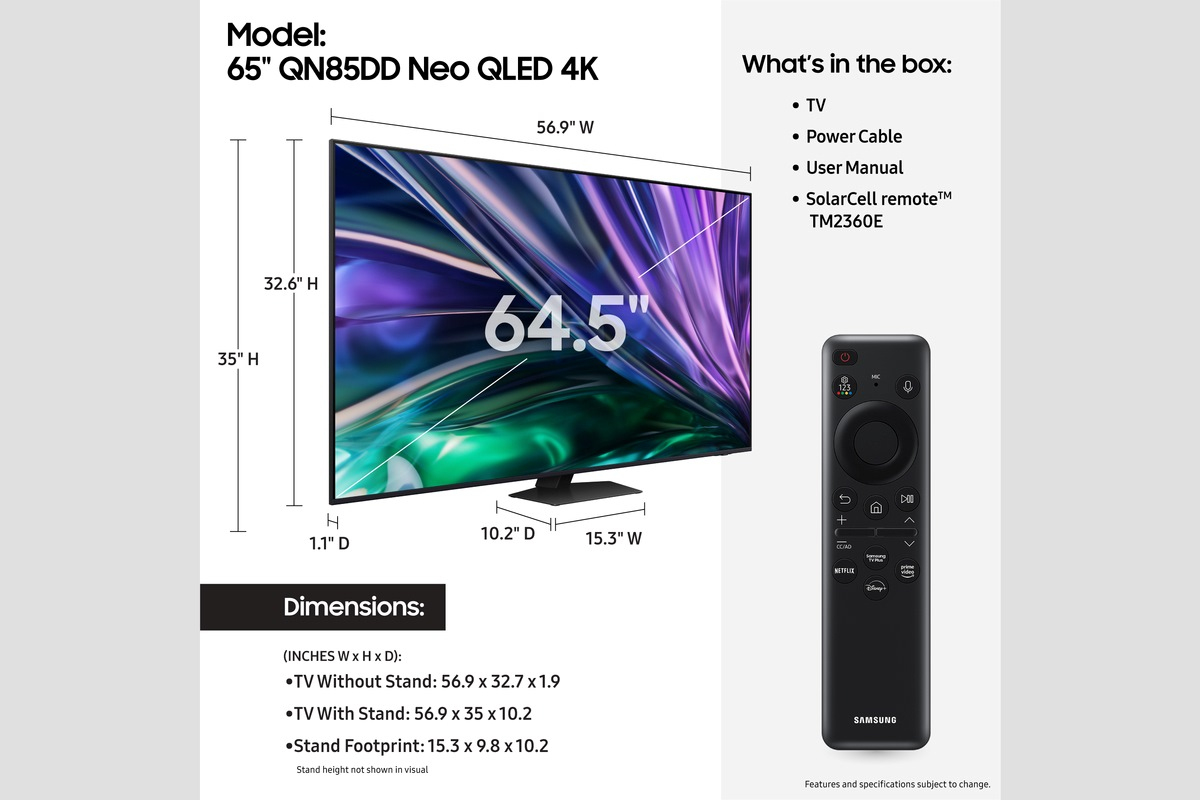 Samsung QN85D 65" Class Neo QLED 4K QN85DD – image 4