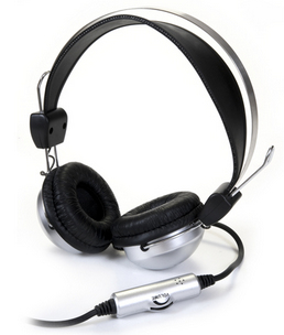 UNYKAch UK-916 Headset Wired Head-band Black, Silver