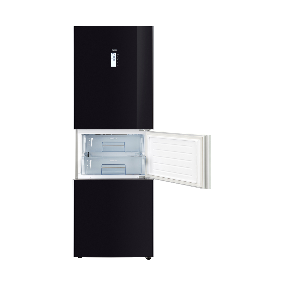 Haier AFD626TGB fridge-freezer Freestanding – image 2