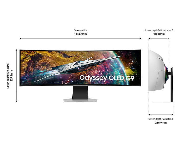 Samsung LS49CG954SU computer monitor – image 4