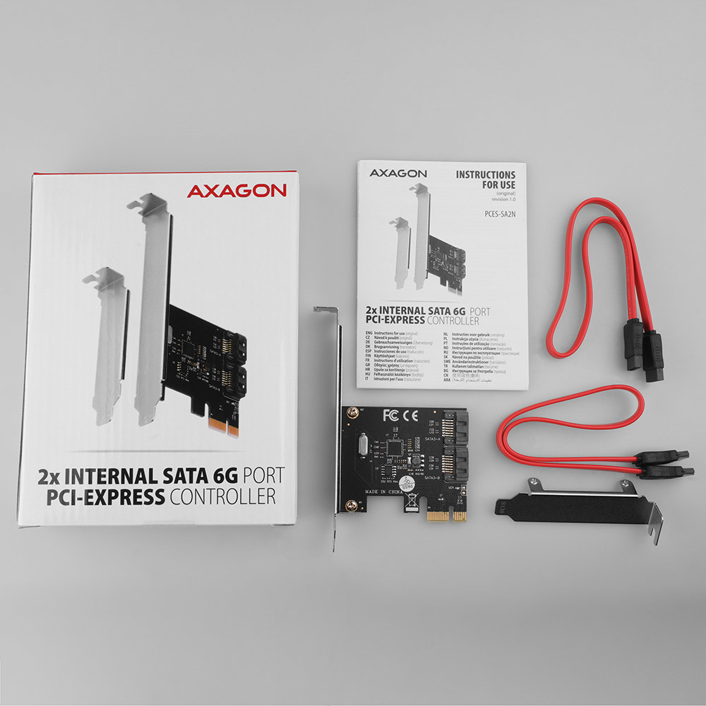 Axagon PCES-SA2N interface cards/adapter Internal SATA – image 5