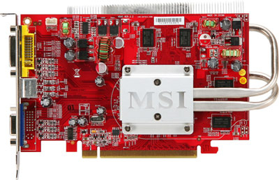 MSI V040-099R graphics card Radeon X1650 Pro GDDR2