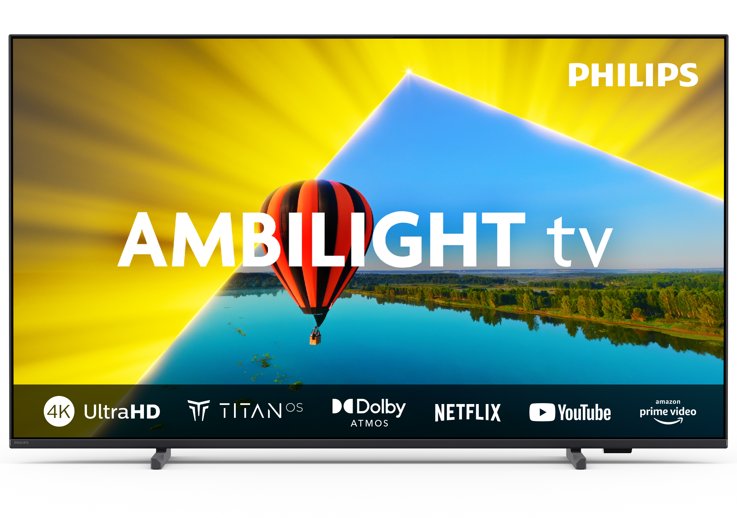 Ecran 108 cm (43) 4K Ultra HDAmbilight 3 côtésSmart TV Titan Dolby Atmos3 HDMI 2 USB — photo 2