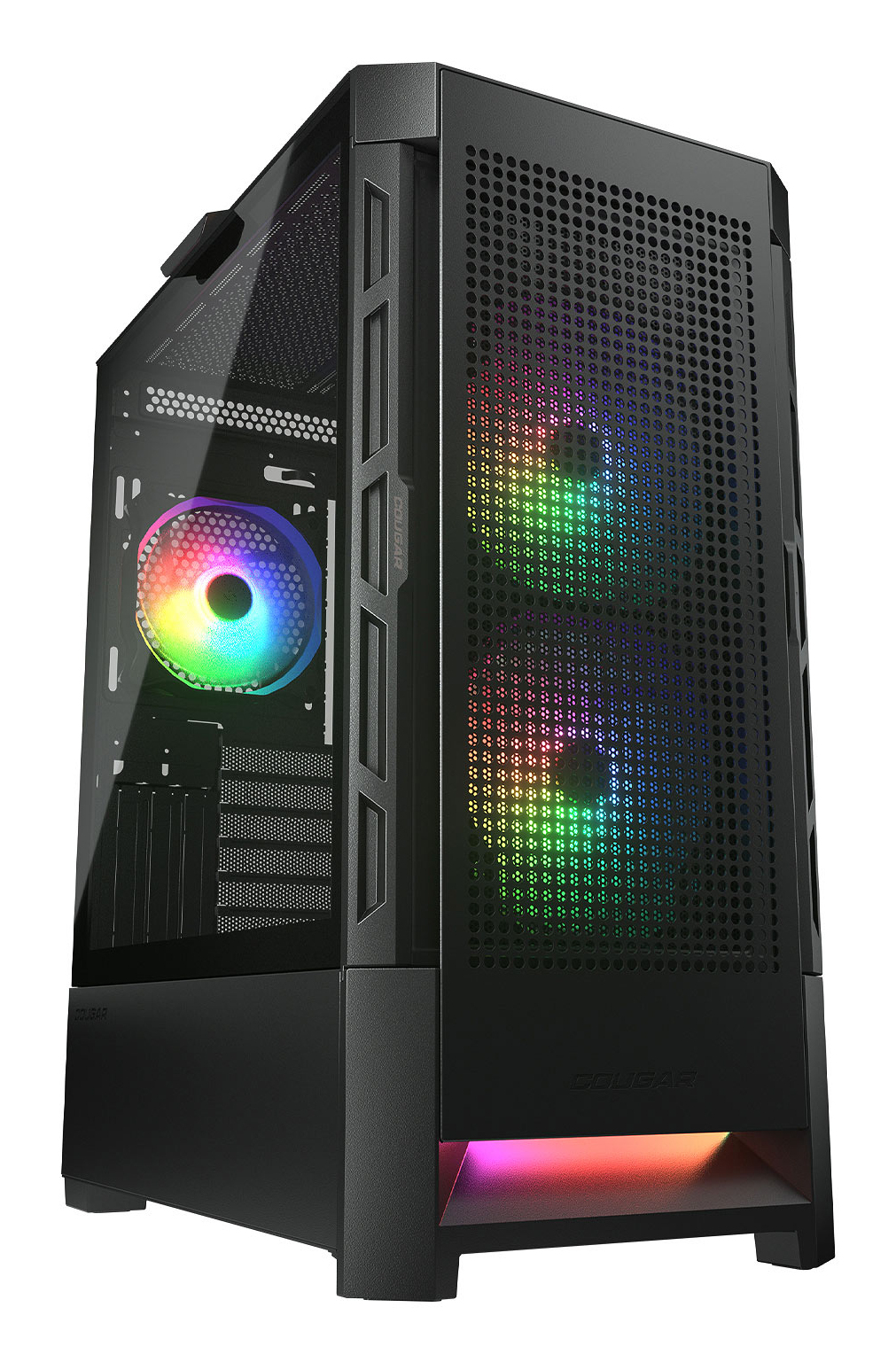 Gabinete Gamer COUGAR Duoface RGB - Media Torre - ATX/CEB/E-ATX/Micro ATX/Mini ITX - Panel Lateral - 385ZD10.0001