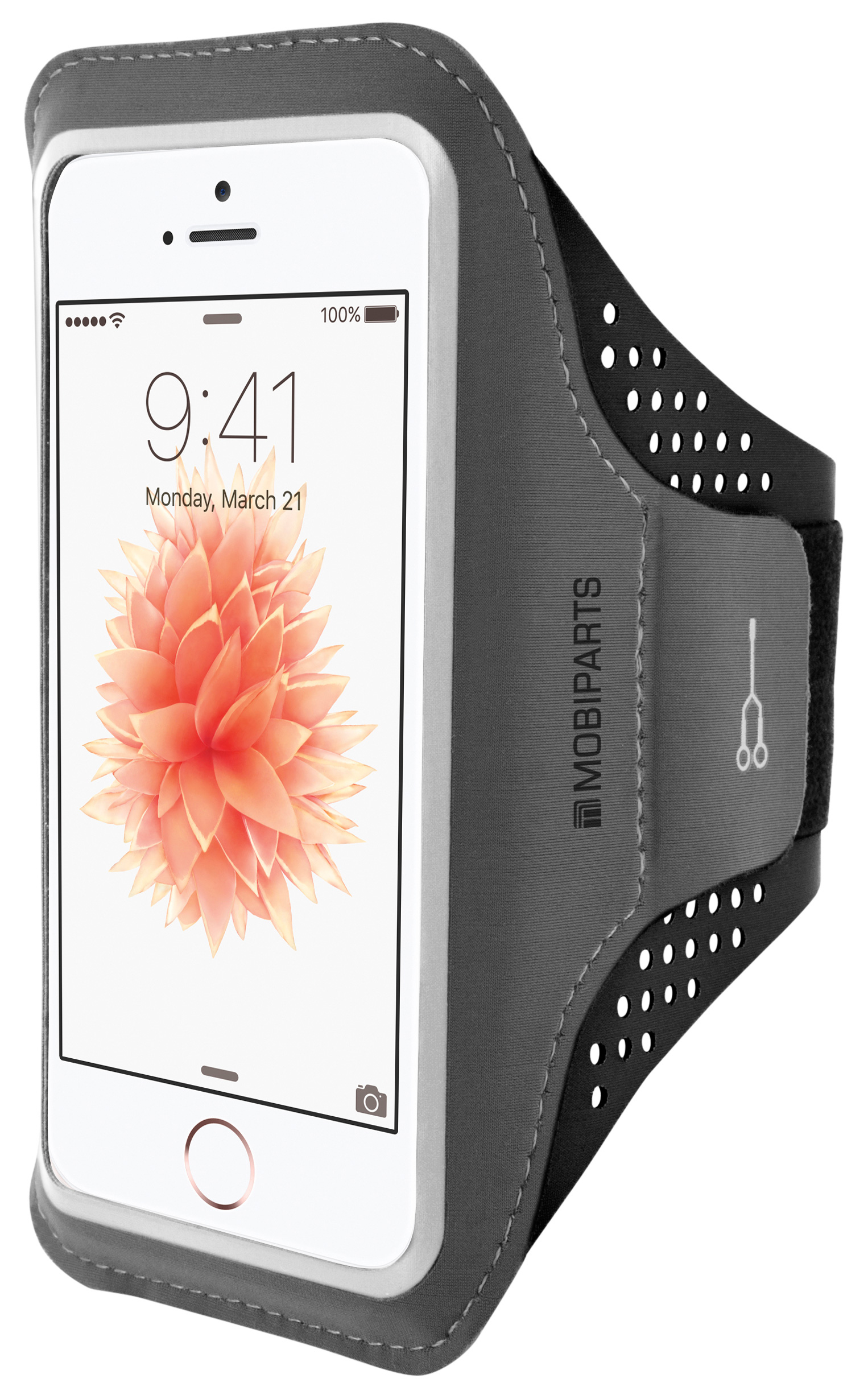 Mobiparts Comfort Fit Sport Armband Apple iPhone 5, iPhone 5S, iPhone SE Black – image 1
