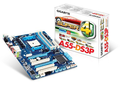GIGABYTE GA-A55-DS3P AMD A75 Socket FM1 ATX – image 2