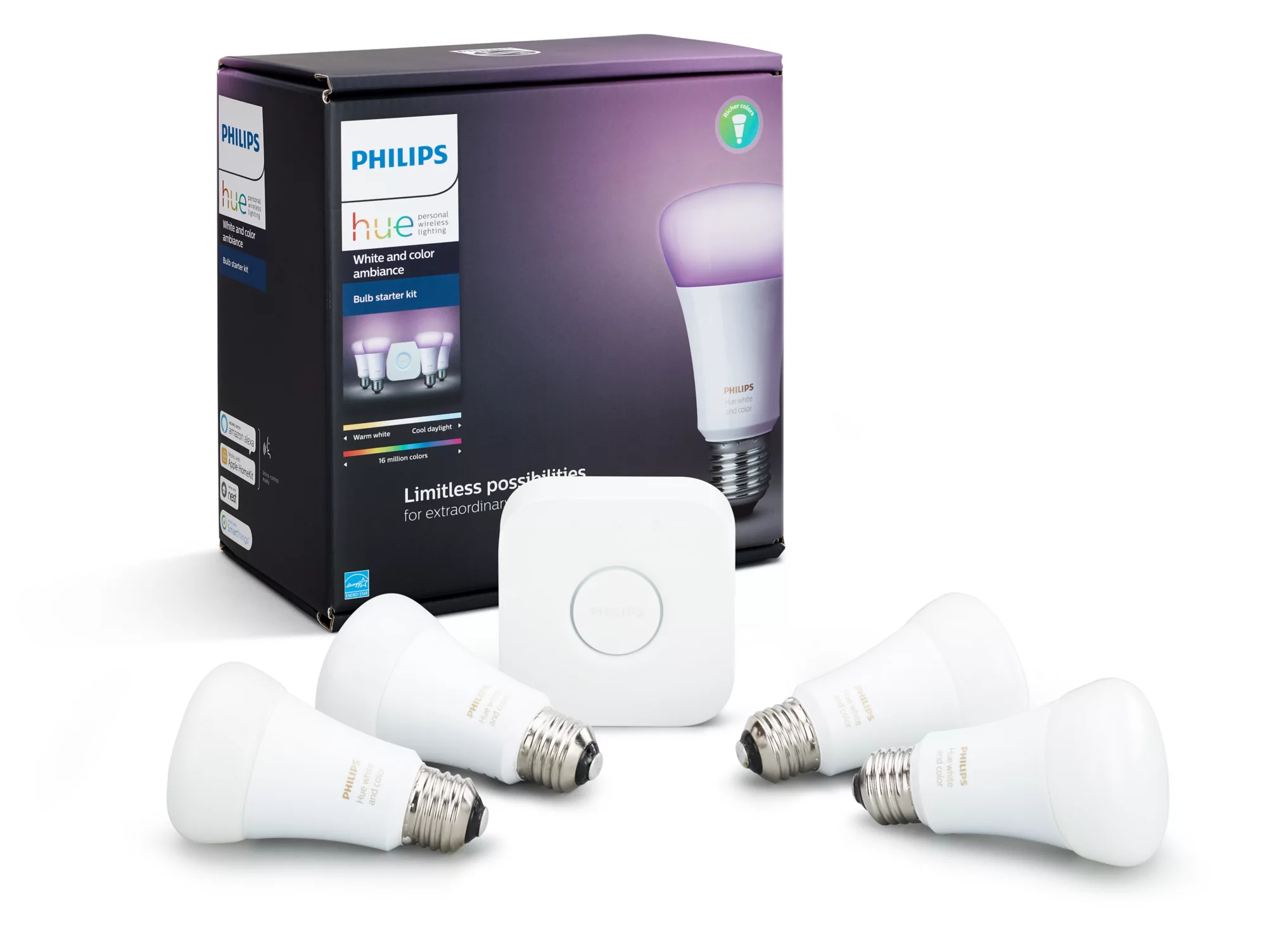 Philips by Signify Philips Hue White and colour ambience 046677471972 smart lighting Smart lighting kit Bluetooth/Zigbee – image 3