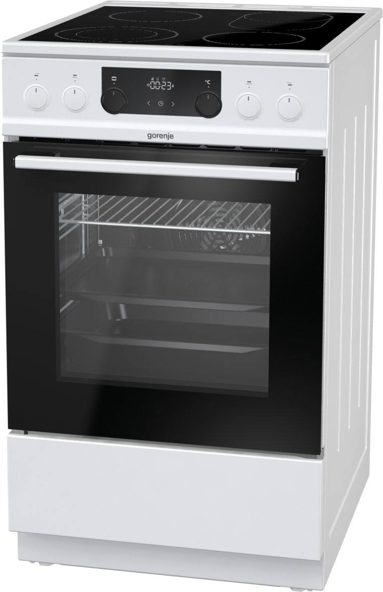 Gorenje ECS5350WPA Freestanding cooker Electric Ceramic hob Black, White – image 5