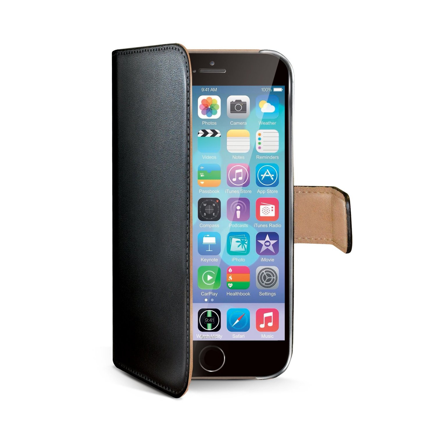 Celly 95598 mobile phone case Wallet case Black – image 1
