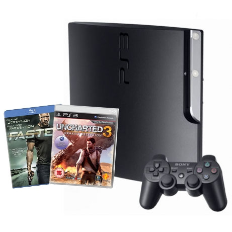 Sony Interactive Entertainment PS3 320GB with Uncharted 3 and Faster