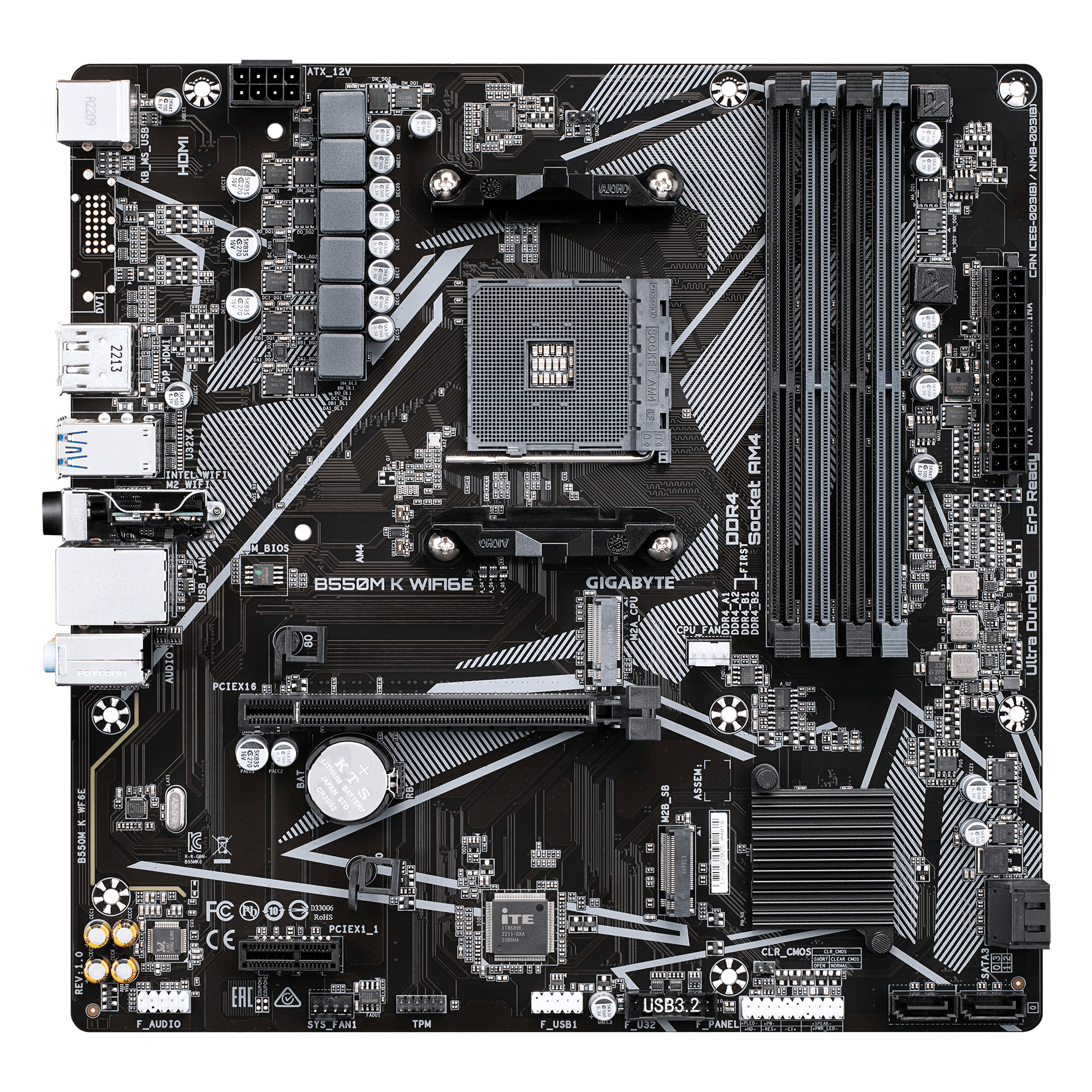 GIGABYTE B550M K WIFI6E – image 2
