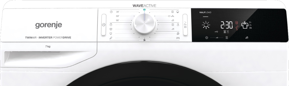 Gorenje D1E73L/G washer dryer Freestanding Front-load White – image 3