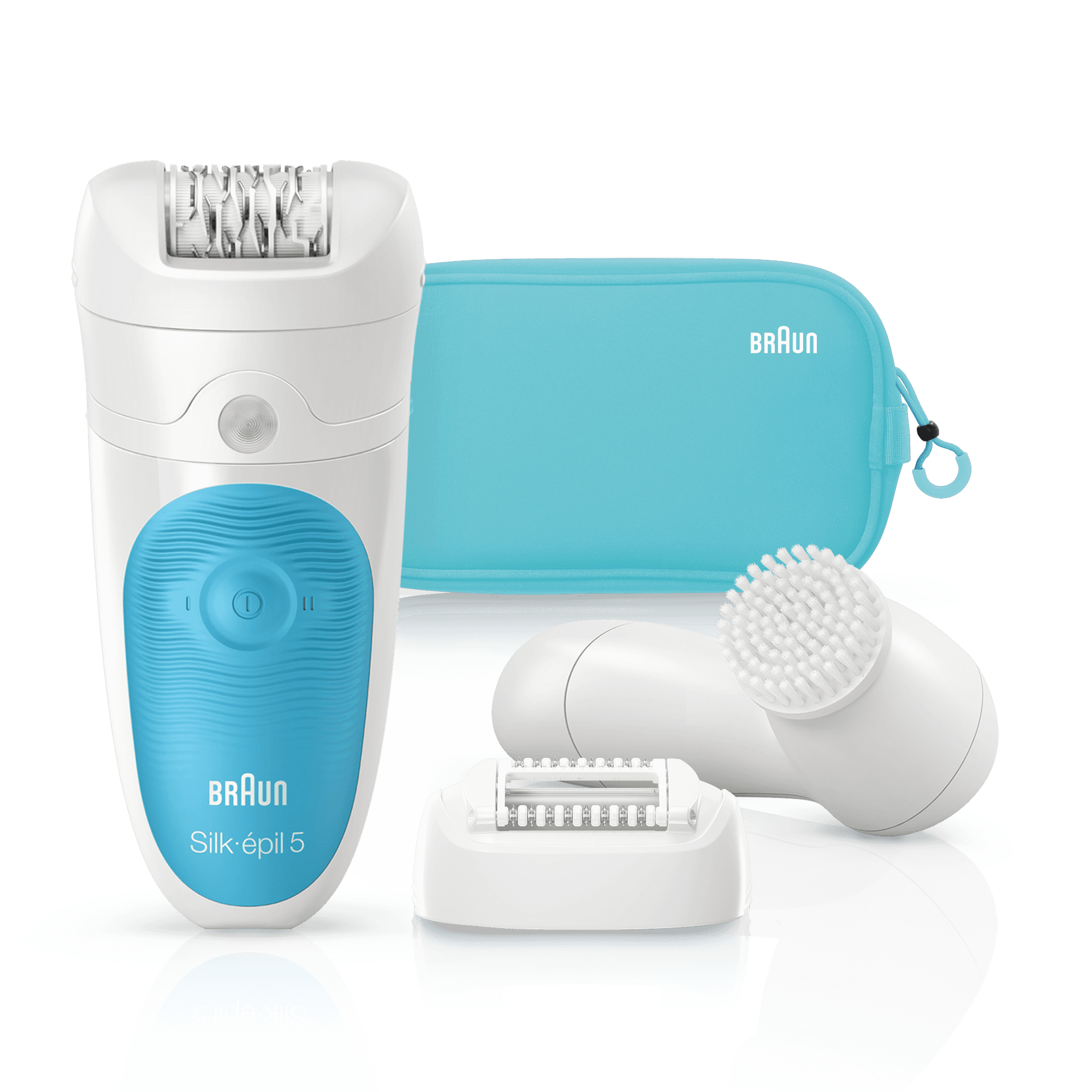 Braun Silk-épil 5 81677773 epilator 28 tweezers White, Blue