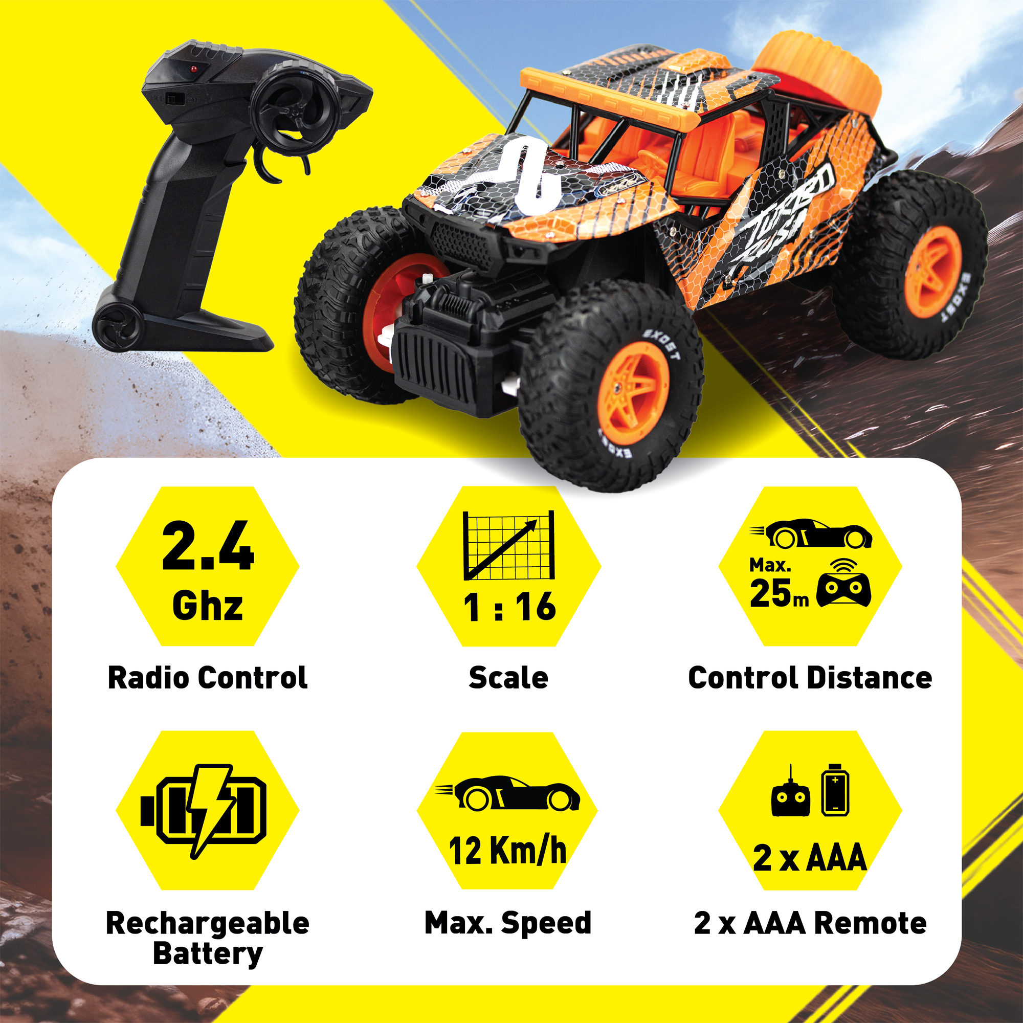 Exost RC Turbo Rush 1:16 – image 6