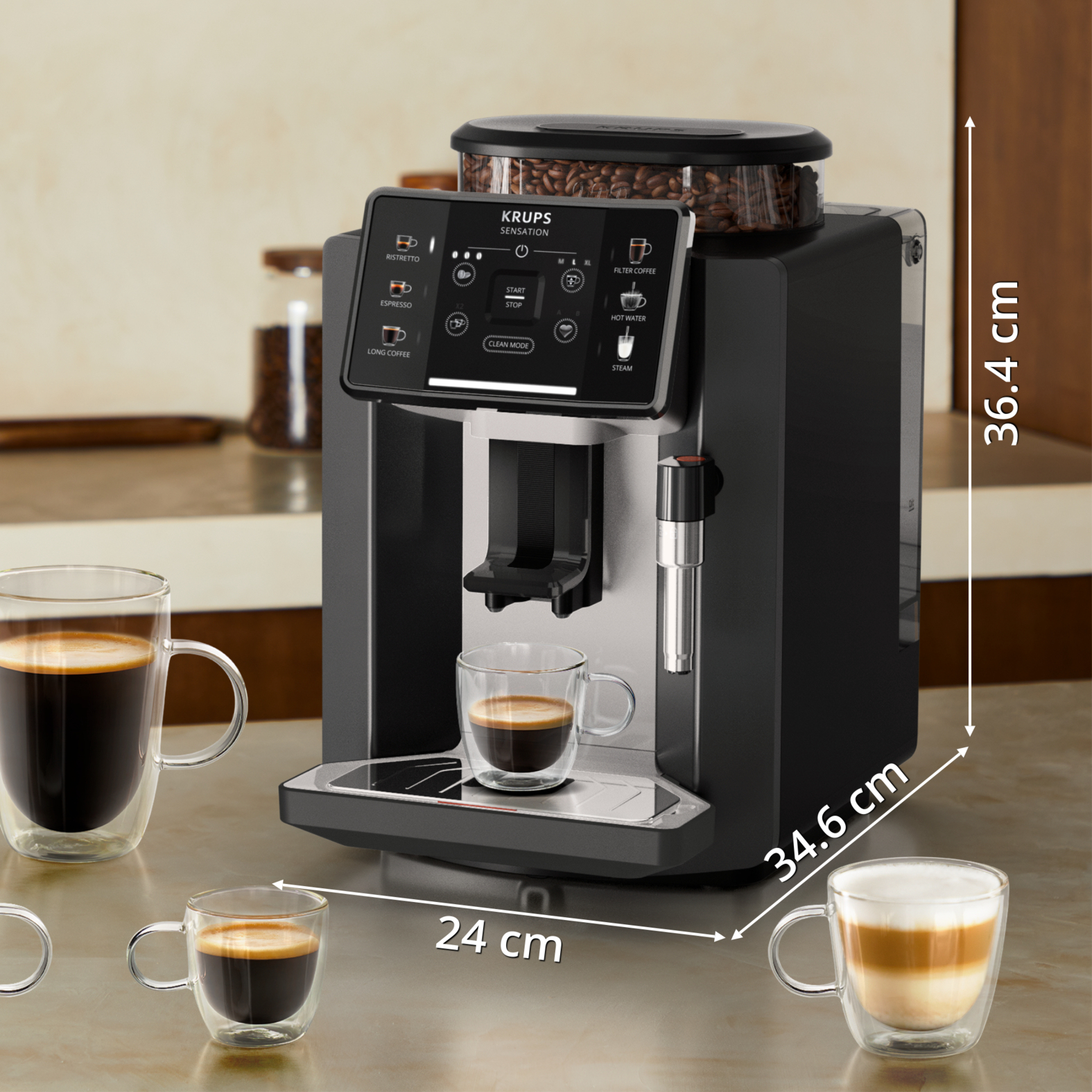 Krups Sensation C10 EA910A Fully-auto Espresso machine – image 9