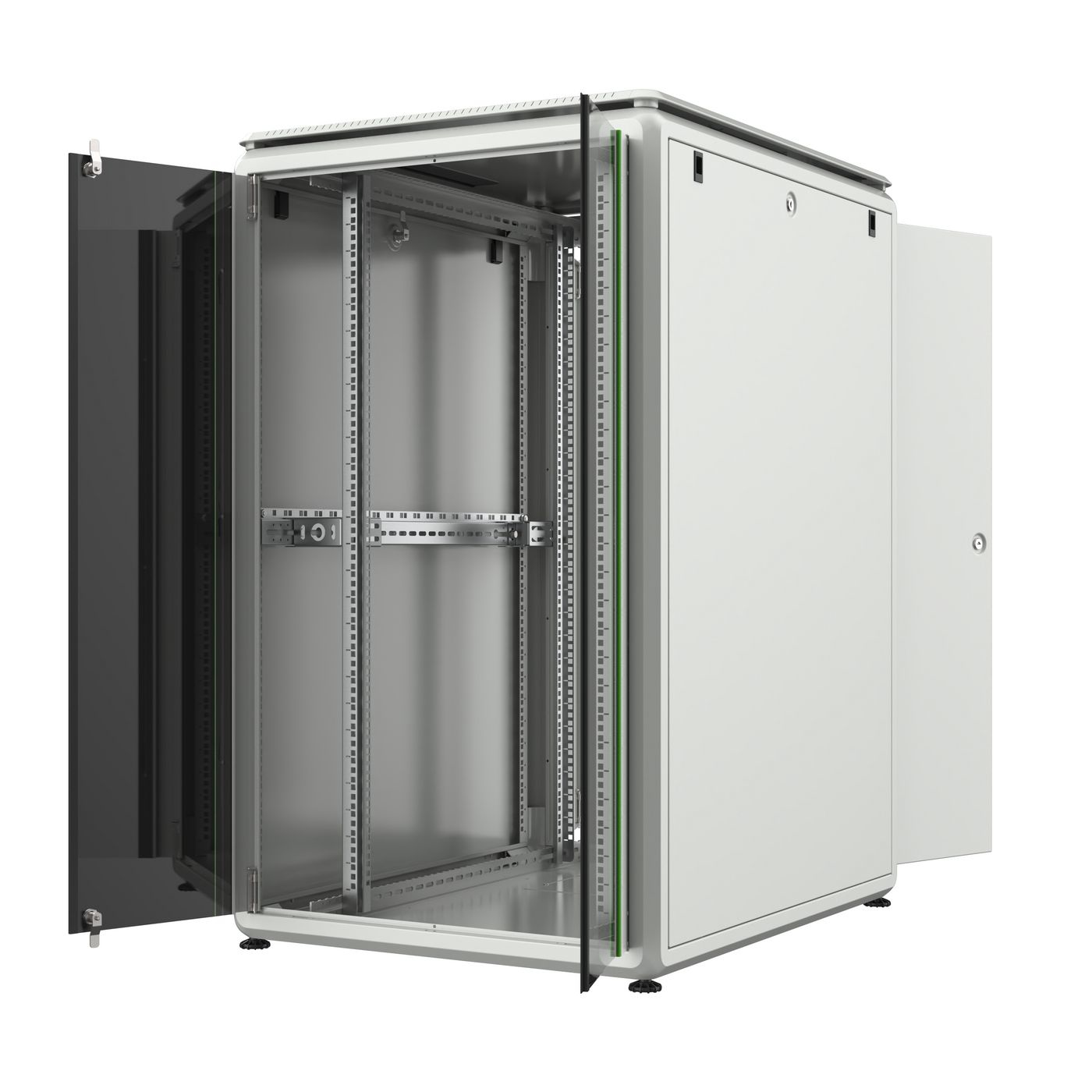 Lanview RDL26U81WH rack cabinet 26U Freestanding rack White – image 2