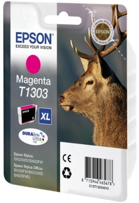 Epson Stag Singlepack Magenta T1303 DURABrite Ultra Ink – image 1