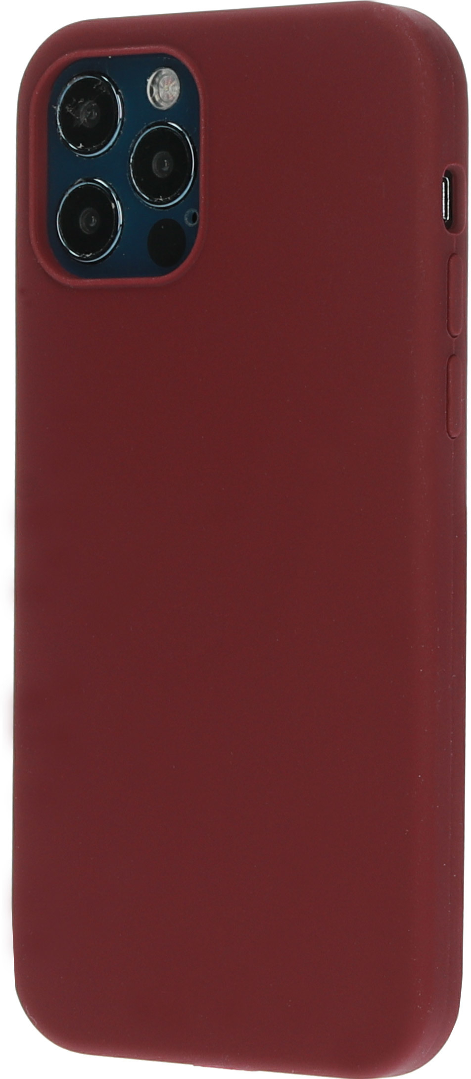 Mobiparts Silicone Cover Apple iPhone 12/12 Pro Plum Red – image 3