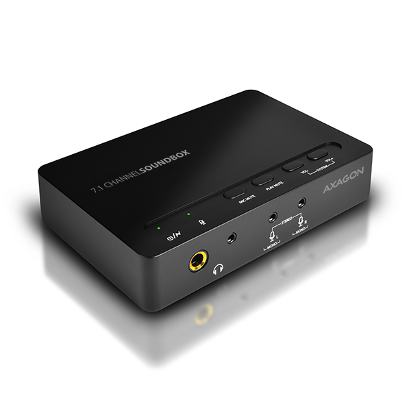 Axagon ADA-71 audio card 7.1 channels USB – image 1