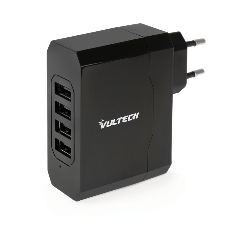 Vultech CC-048N mobile device charger Universal Black AC Indoor