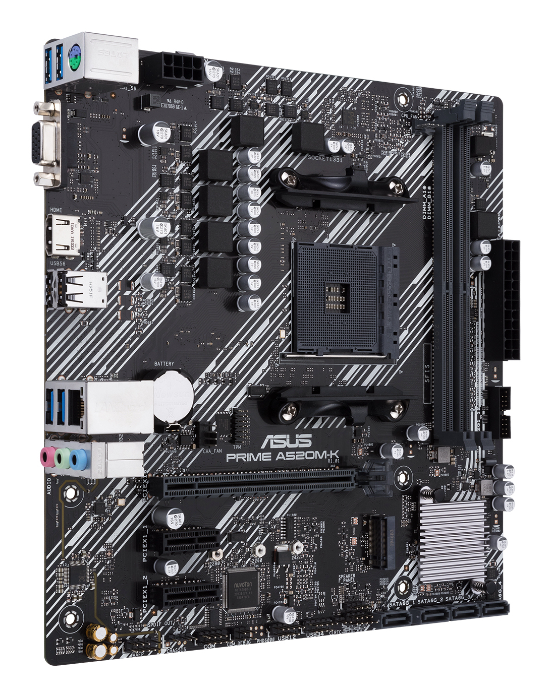 Tarjeta Madre Asus Prime A520M K Socket Am4 2X Ddr4 2133/3200/4600(O.C) Mhz Hdmi Vga M.2 Usb 2.0/3.2 Micro Atx - PRIME A520M-K Tarjeta Madre Asus Prime A520M K Socket Am4 2X Ddr4 2133/3200/4600(O.C) Mhz Hdmi Vga M.2 Usb 2.0/3.2 Micro Atx - PRIME A520M-K