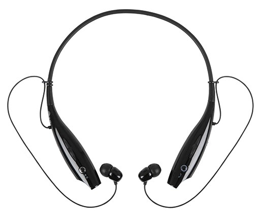LG HBS-730 Headset Wireless Neck-band Calls/Music Bluetooth Black