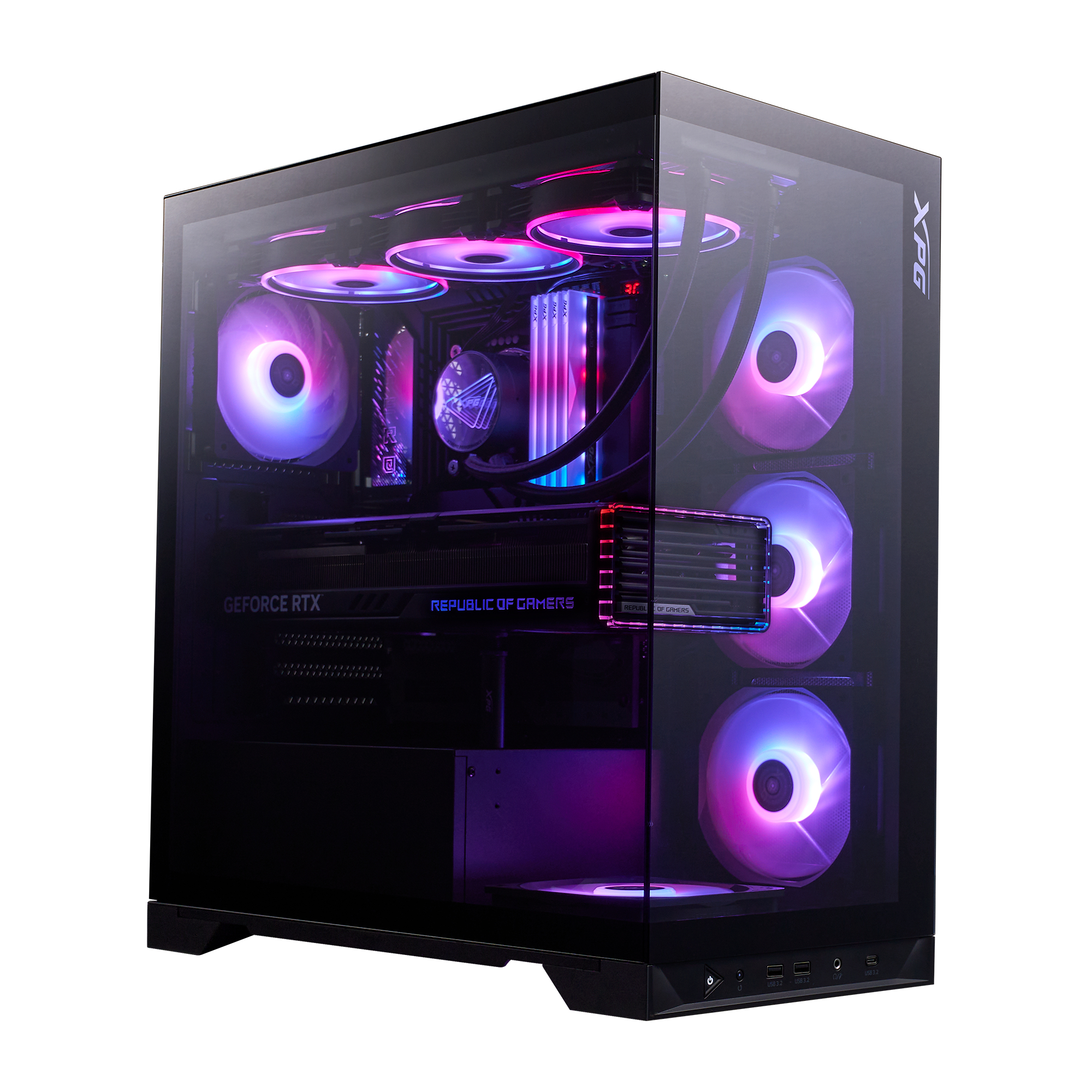 Gabinete XPG INVADER X BTF Negro