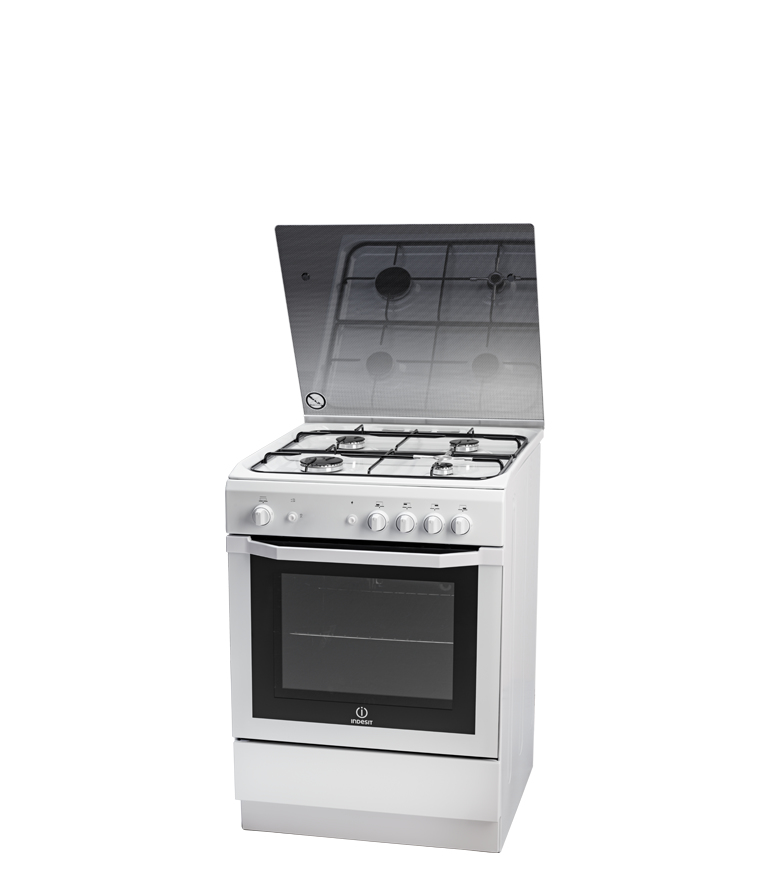 Indesit I6GG0G(W)/RU cooker Freestanding cooker Gas White