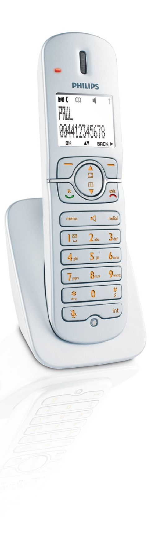 Philips Perfect sound CD5650S/38 telephone DECT telephone Caller ID White