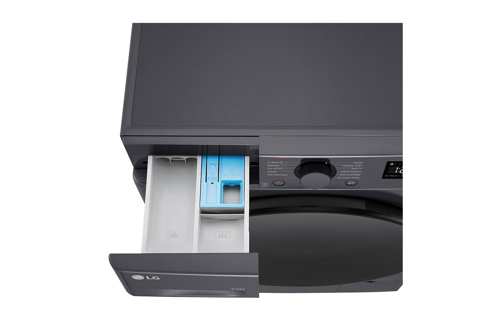 LG F4Y5VRPYJ washer dryer Freestanding Front-load Silver – image 7