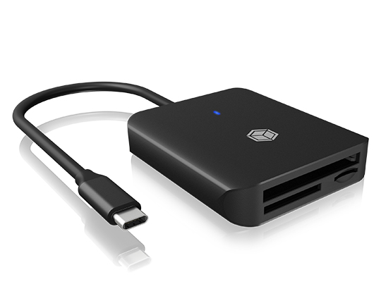ICY BOX IB-CR403-C3 card reader USB 3.2 Gen 1 (3.1 Gen 1) Type-C Black – image 2