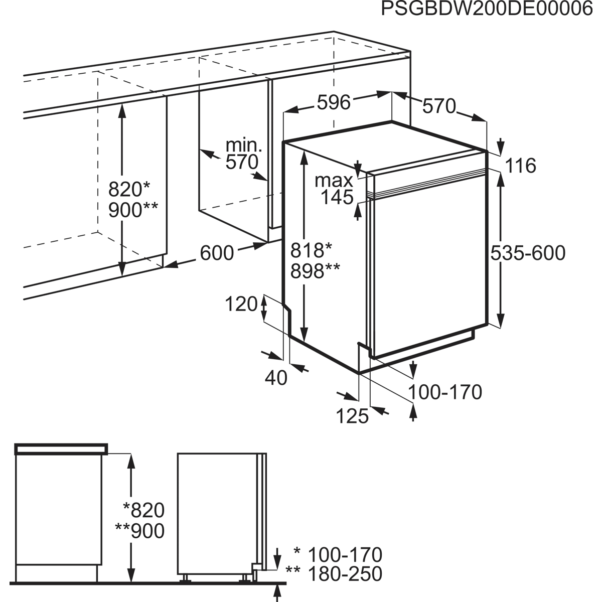 Electrolux EEA47201IK Semi built-in 13 place settings – image 7