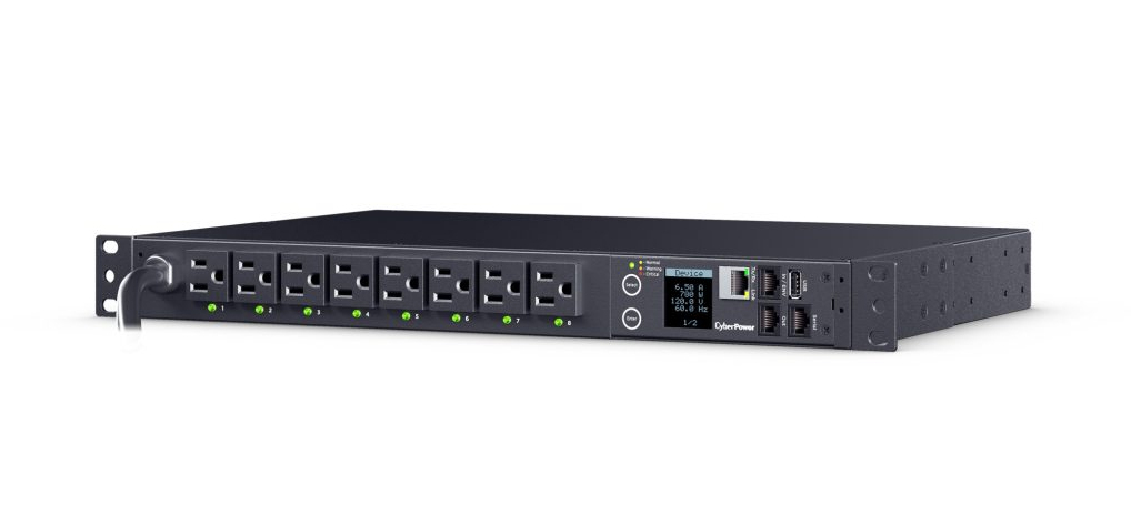 CyberPower PDU41021 power distribution unit (PDU) 16 AC outlet(s) 1U Black – image 2