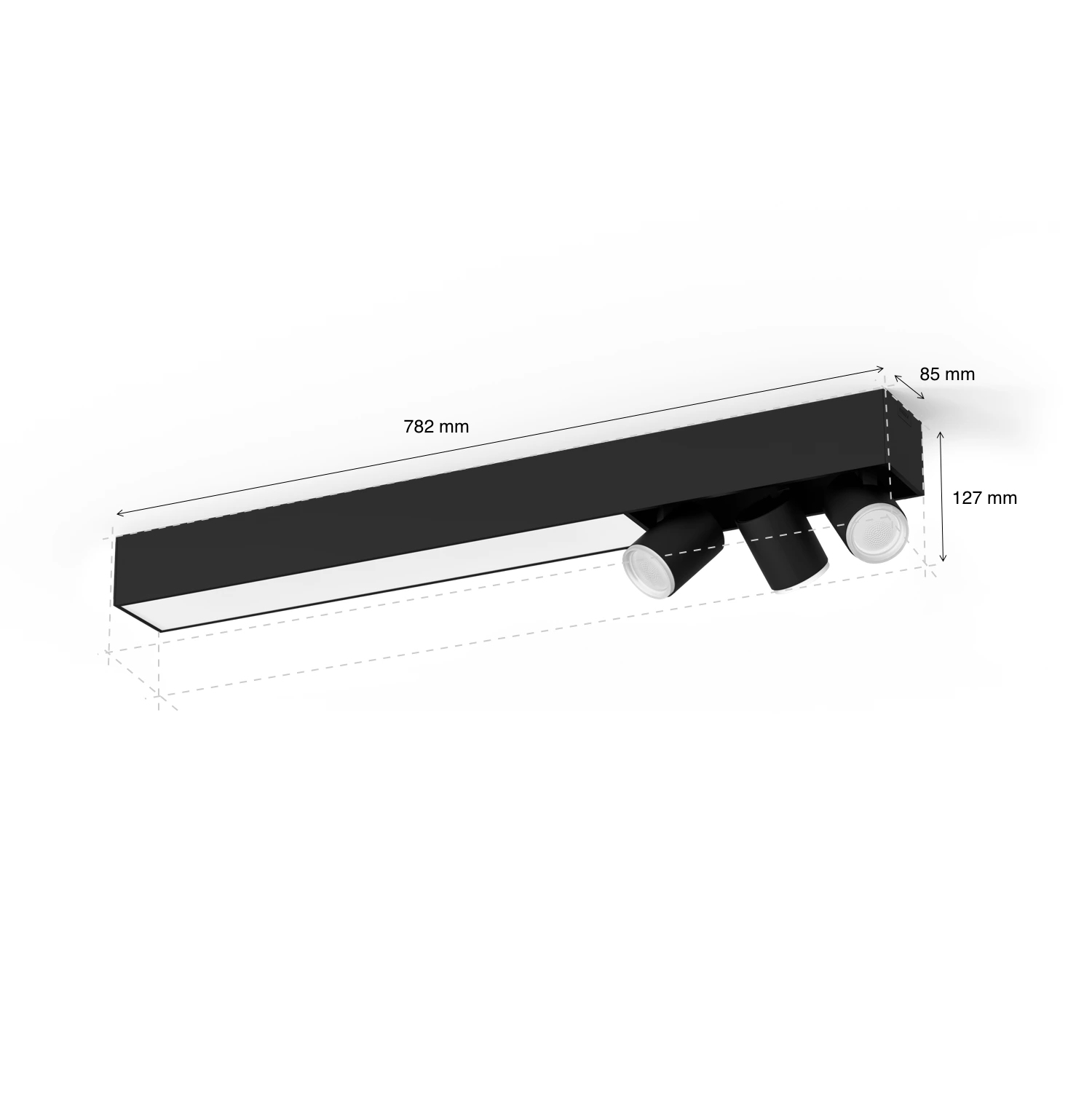 Philips by Signify Philips Hue White and colour ambience Centris 3-spot ceiling light – image 3