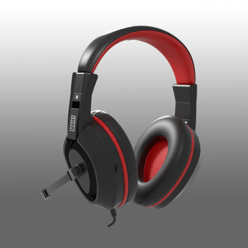 Mars Gaming MAH1 headphones/headset Wired Head-band Black, Red – image 3