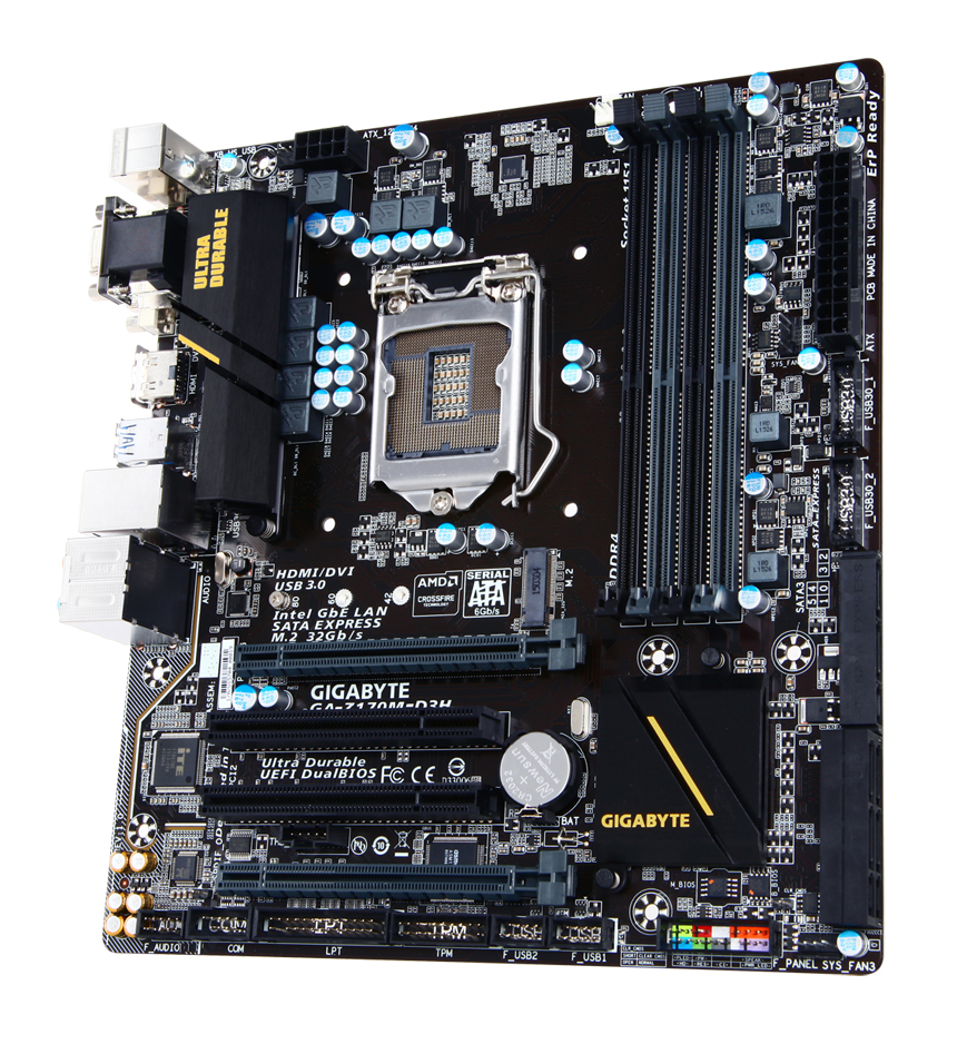 GIGABYTE GA-Z170M-D3H motherboard Intel® Z170 LGA 1151 (Socket H4) micro ATX – image 1