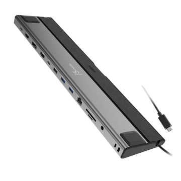 j5create JCD554 laptop dock/port replicator Wired USB4 Black, Grey – image 1