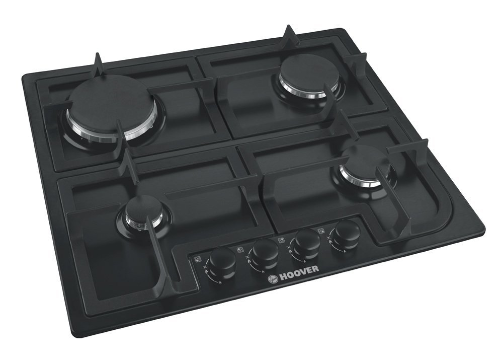Hoover HGH64SCB Black Built-in Gas 4 zone(s)