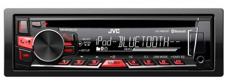 JVC KD-R861BT car media receiver Black