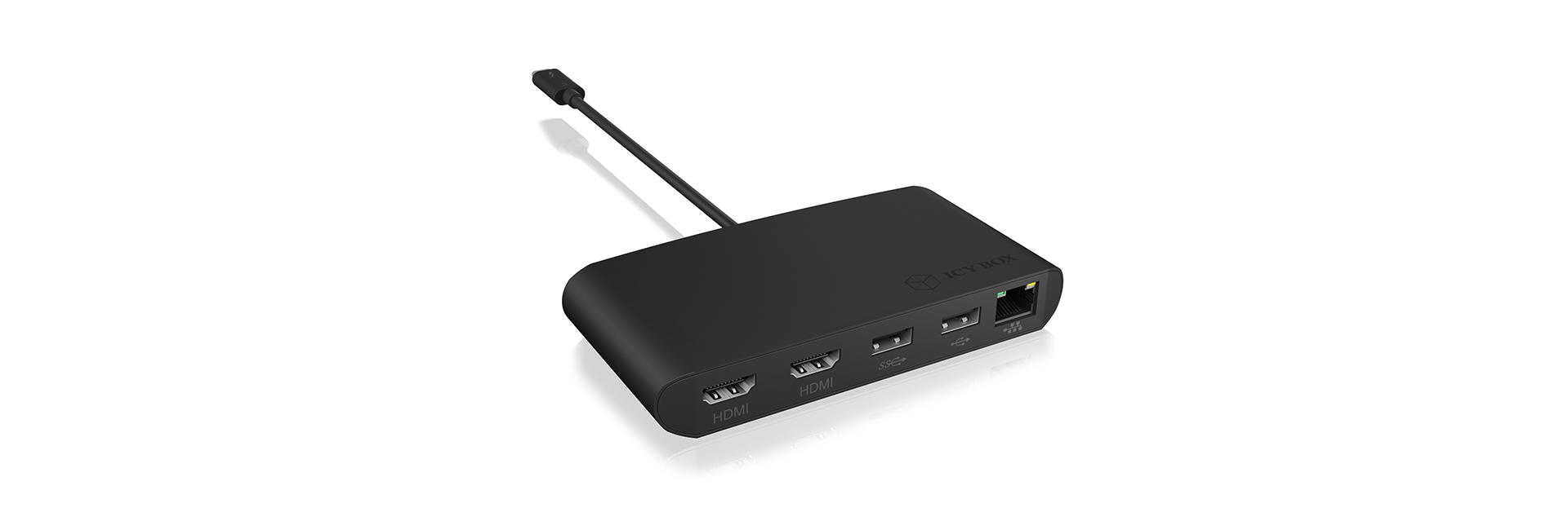 ICY BOX IB-DK405-TB3 Wired Thunderbolt 3 Black – image 5